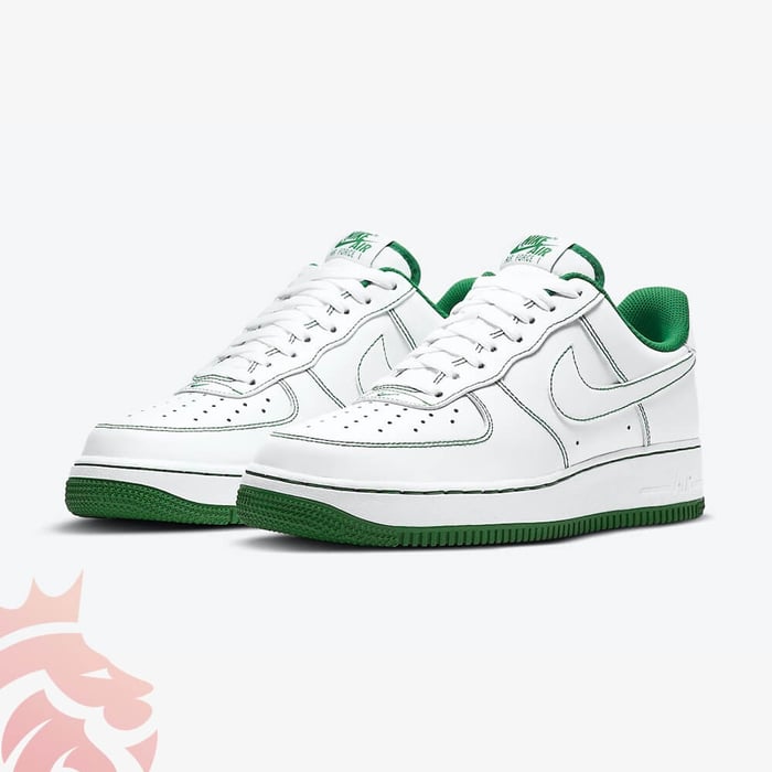 First Look: Nike Air Force 1 Low “Green Stitching”