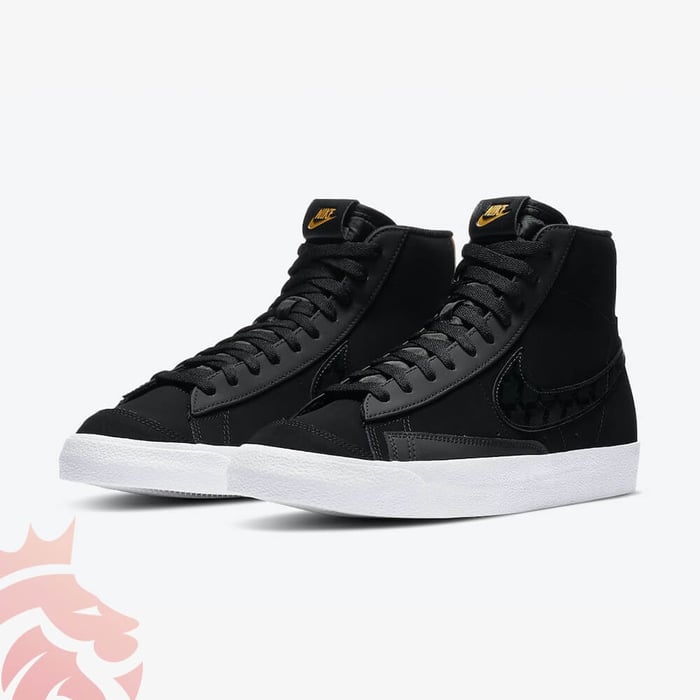 [希少]NIKEiD カスタムモデル Nike Blazer mid ブラック 希少]NIKEiD カスタムモデル Nike Blazer mid ブラック - メルカリ