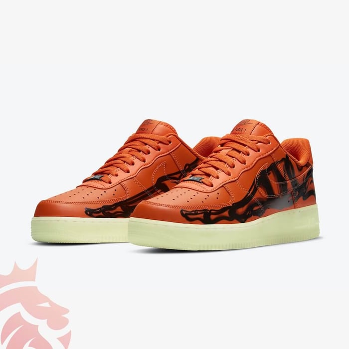 First Look: Nike Air Force 1 “Orange Skeleton”