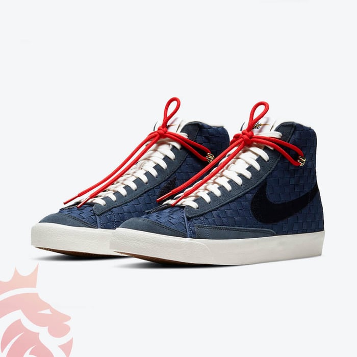 First Look: Nike Blazer Mid 77 “Navy Sashiko”