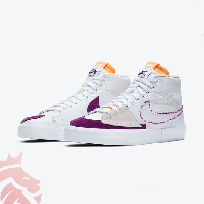 First Look: Nike SB Blazer Mid Edge â€œPurple and Goldâ