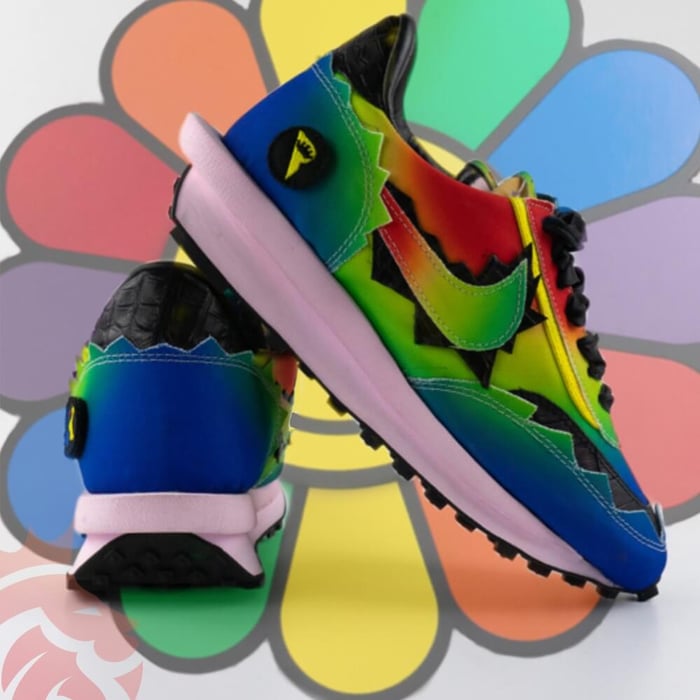 YankeeKicks Closet: JohnnyKicks_ Custom JBalvin Nike LD Waffle Sacai “Colores Y Vibras”