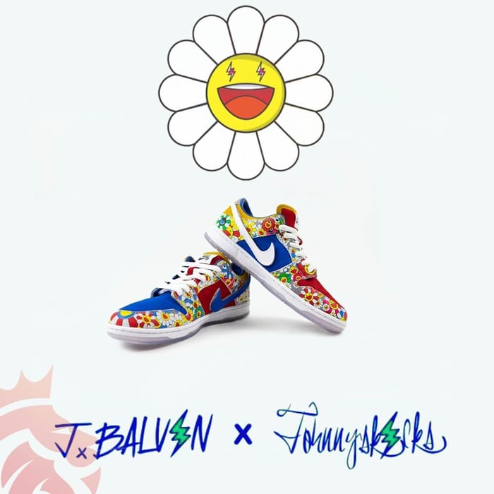 YankeeKicks Closet: JohnnysKicks_ x Ceezee SB Dunk J Balvin “Colores”