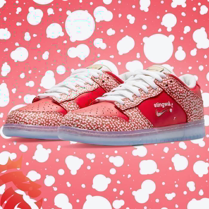 Stingwater x Nike SB Dunk Low â€œMagic Mushroomâ