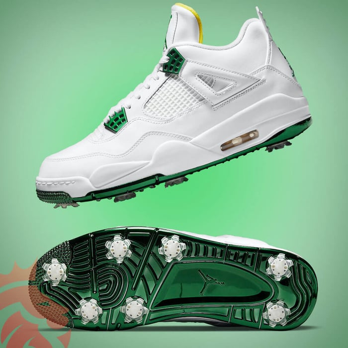 A Closer Look: Air Jordan 4 Golf “Metallic Green”
