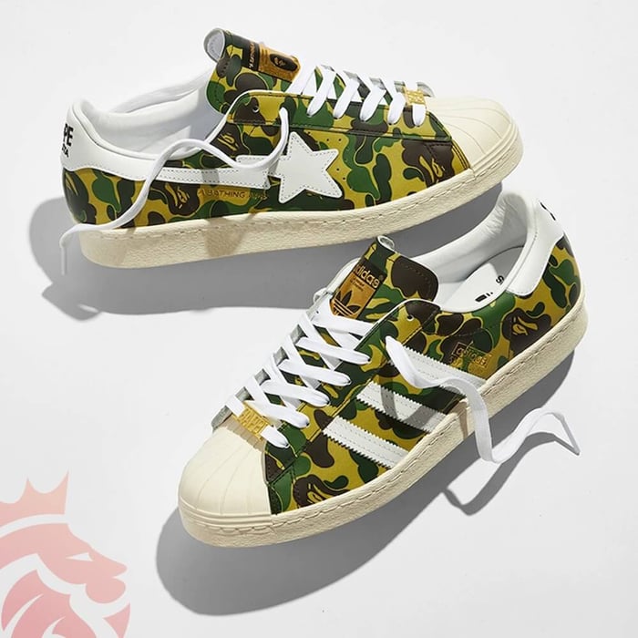 A Closer Look: BAPE x adidas Superstar “Green Camo”