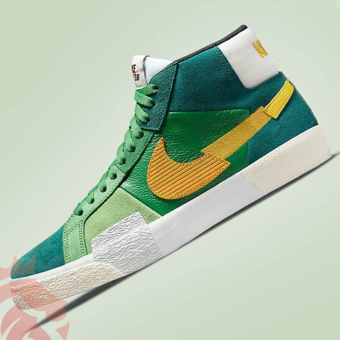First Look: Nike SB Blazer Mid “Mosaic Green”