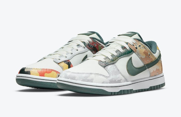 Sneak Peek: Nike Dunk Low “Sail Multi Camo”