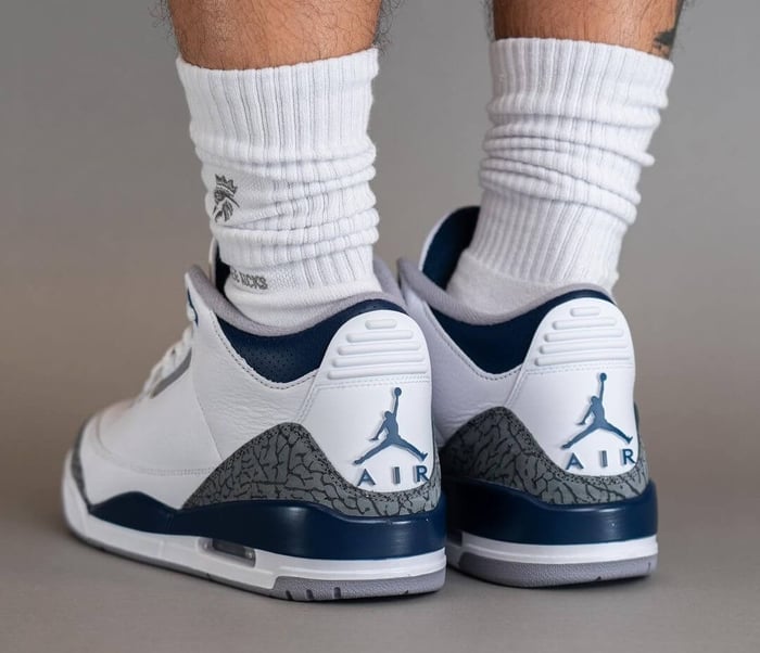 AIR JORDAN 3 “WHITE/NAVY”