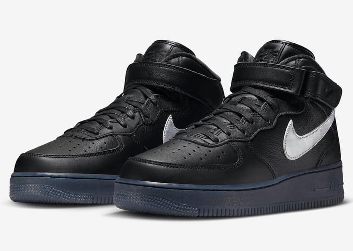 Nike Air Force 1 Mid “Black Metallic”