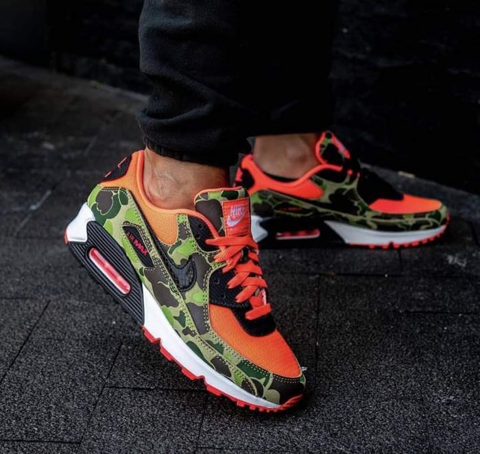 Nike Air Max 90 Reverse Duck Camo Red – YankeeKicks Online