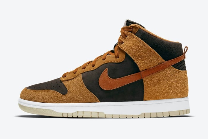Nike Dunk High PRM Dark Russet
