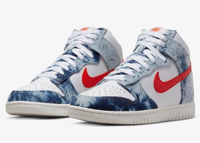 Nike Dunk High WMNS “Washed Denim” – YankeeKicks Online