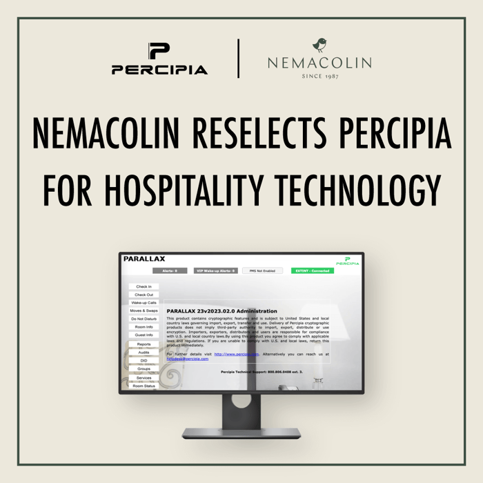 Nemacolin Reselects Percipia for Hospitality Technology