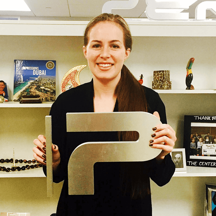 Please welcome our newest employee, Jen, to the team!