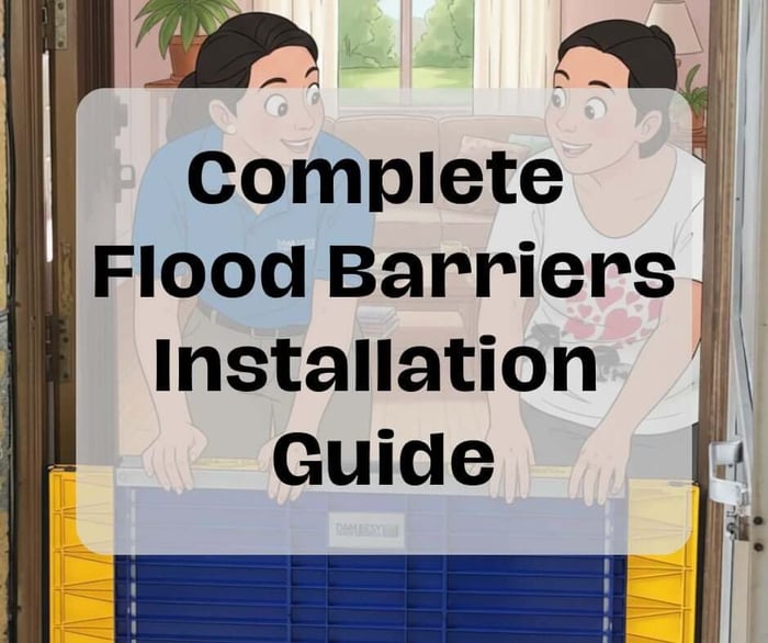 Flood barrier installation guide