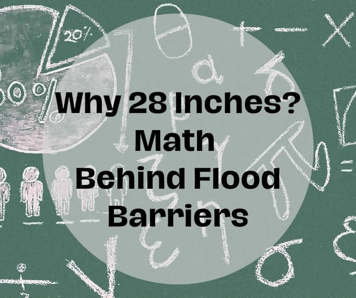 Why We Make 28-inch Flood Barriers? Facts Behind Numbers