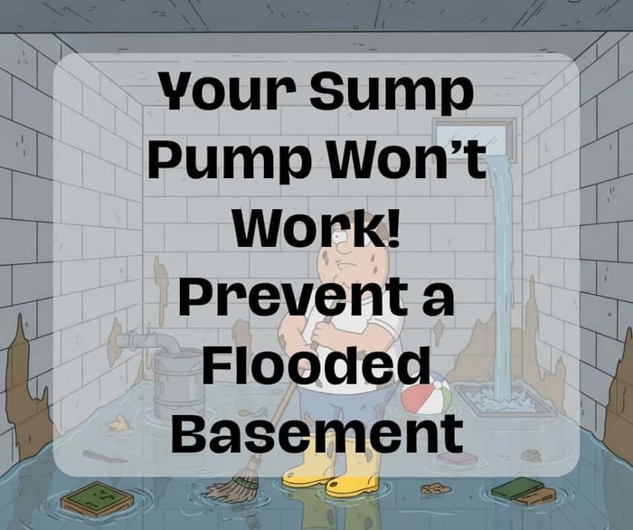 What to do when a water pump for basement won't work