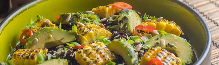 Wholegrain Nero rice salad