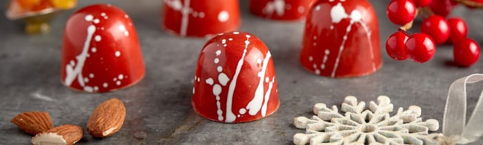 Orange, cinnamon & almond bon bon