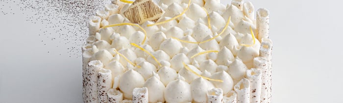 Vanilla iced meringue