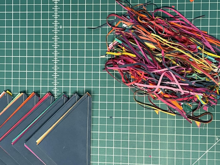 Silk Star Quilt-along Week 4, Keep working on those HST!