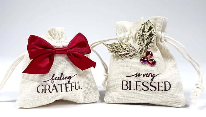 Autumn Glow Drawstring Bags