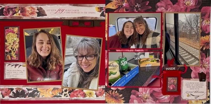 Coming Up Roses Page Kit Layout 1 & 2