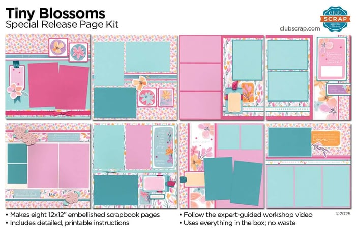 Tiny Blossoms Page Kit