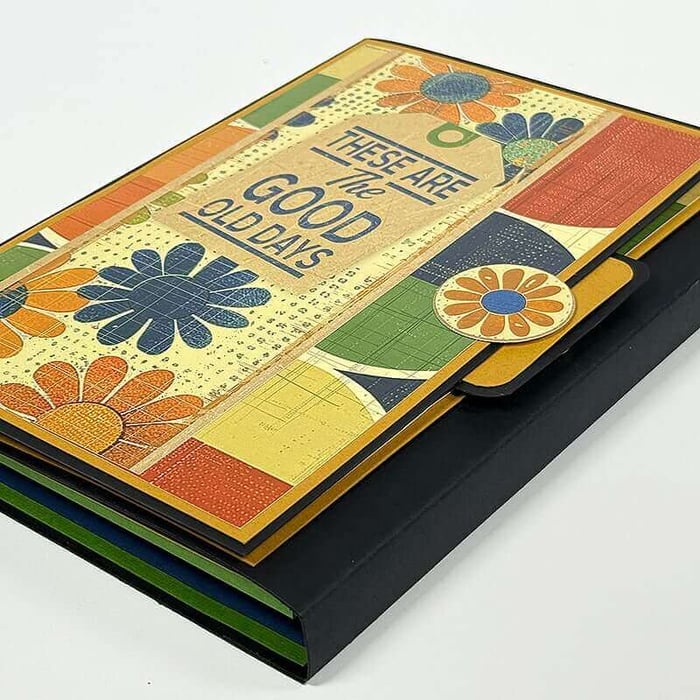 Mid Mod Triple Panel Book