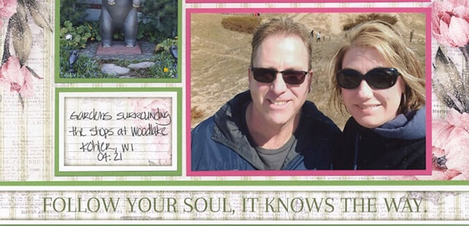 Peony Layouts - Two families, four occasions.
