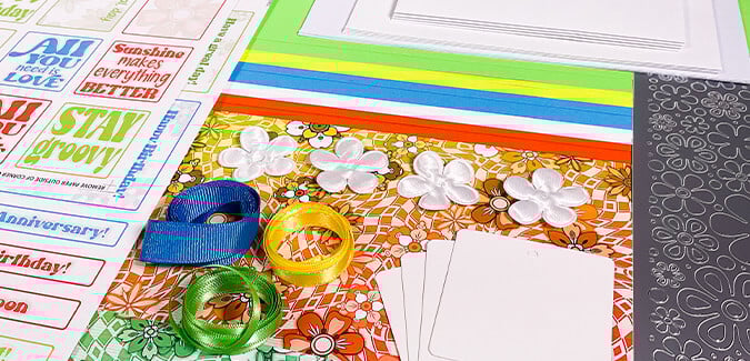 June 2023 - Flower Power - Peace, love, and paper crafting!