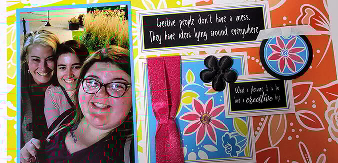 Whimsy Page Kit - Lively layouts for your scrapbook.