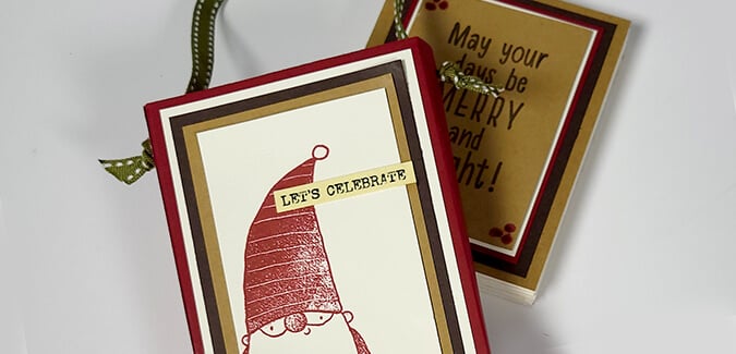 Gnome for Christmas Maze Book Ornament