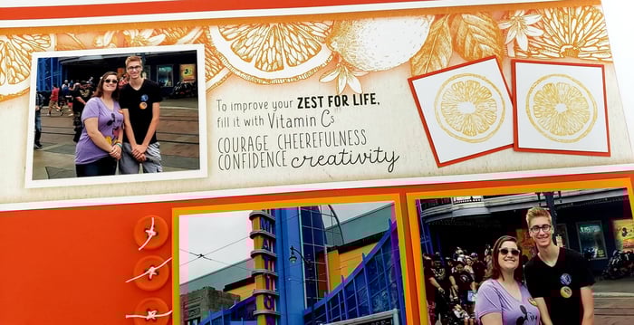 Zest for Life Layouts - Fresh & fun!