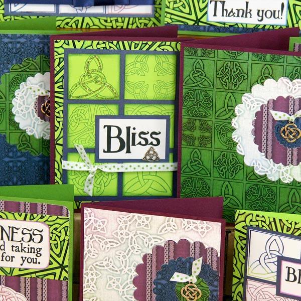 Woven Strands Club Stamp Cards