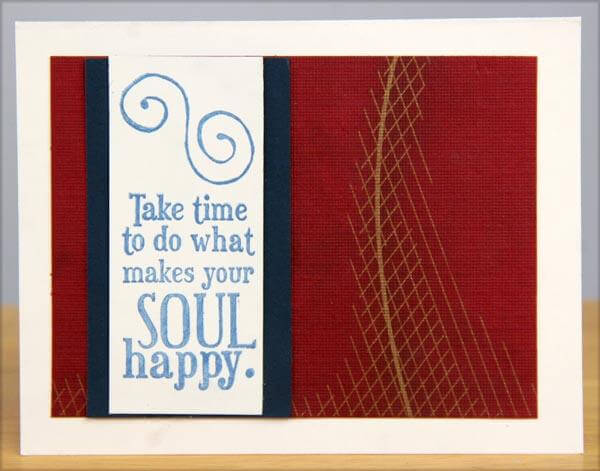 A Card Formula Goes Patriotic