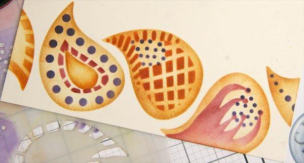 Stenciling the Crewel & Unusual Way