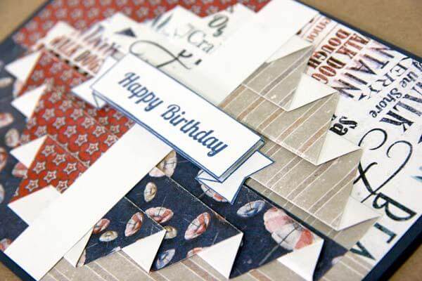 Double Pleated Card Tutorial