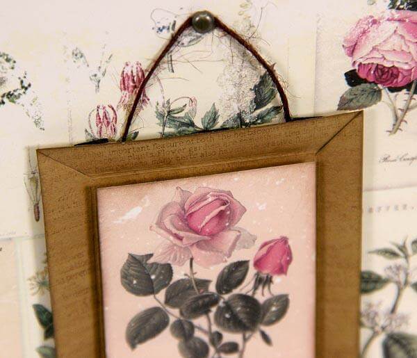Vintage Botany Lite Prints are getting framed!