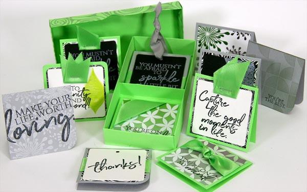 Card Tray and Pattern Play Club Stamp Instructions