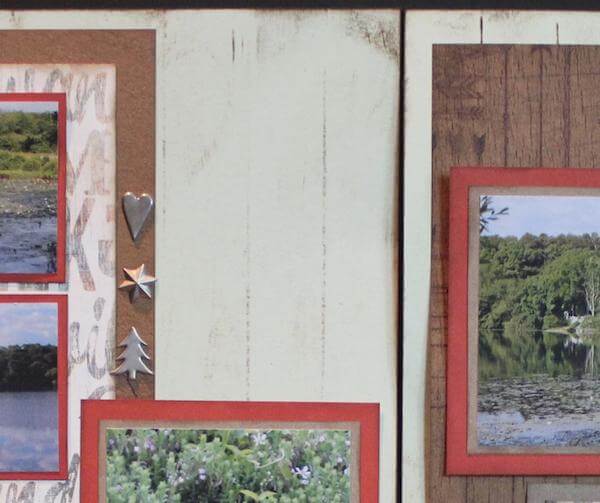 Faux Wood Background Technique and Idea Deck Challenge