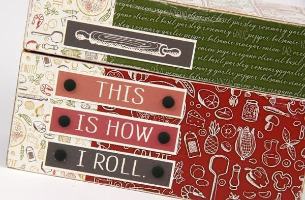 Recipe Box upgrade with the Trattoria Quad Print