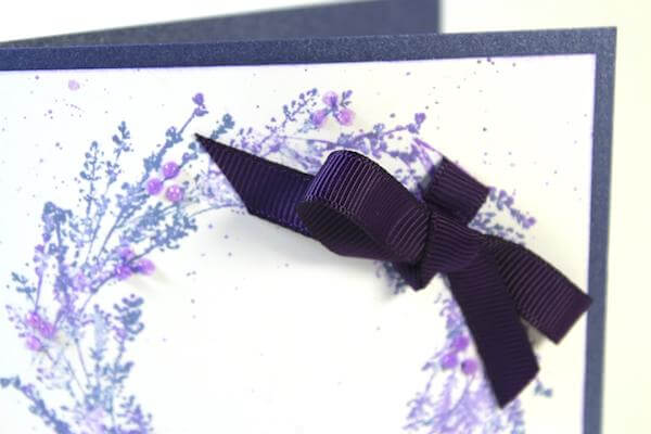 Wreath Technique Challenge - stamping and stenciling with Julie!