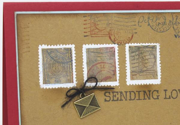 Faux Postage - Join Julie's Technique Challenge!