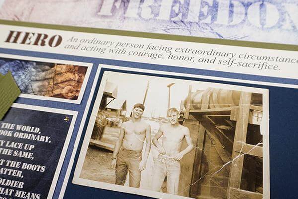 Honoring the Brave - Adapting old photos