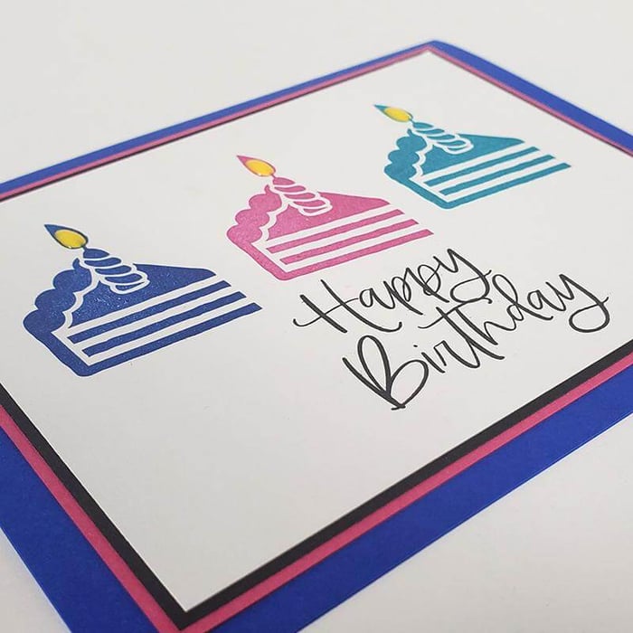 Confetti Stamped Cards - Good, clear fun!