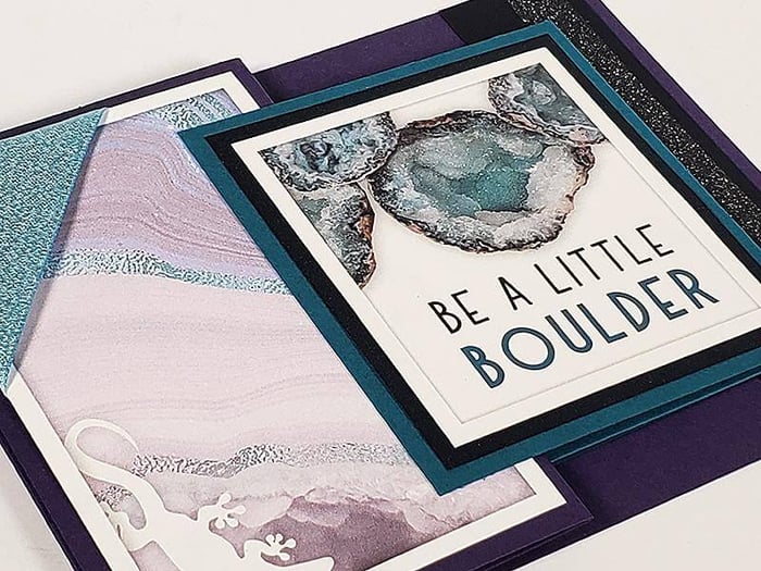 Geodes Cards - Be a little boulder in your cardmaking!