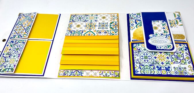Mediterranean Triple Panel Book - A virtual tour.