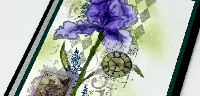 Try the Mixed Media Collage technique to make backgrounds!